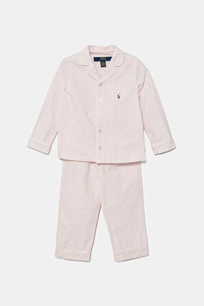 Pijama de algodón de dos piezas Polo Ralph Lauren para niños