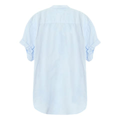 Xirena - Channing Camisa de popelín de algodón | Azul claro