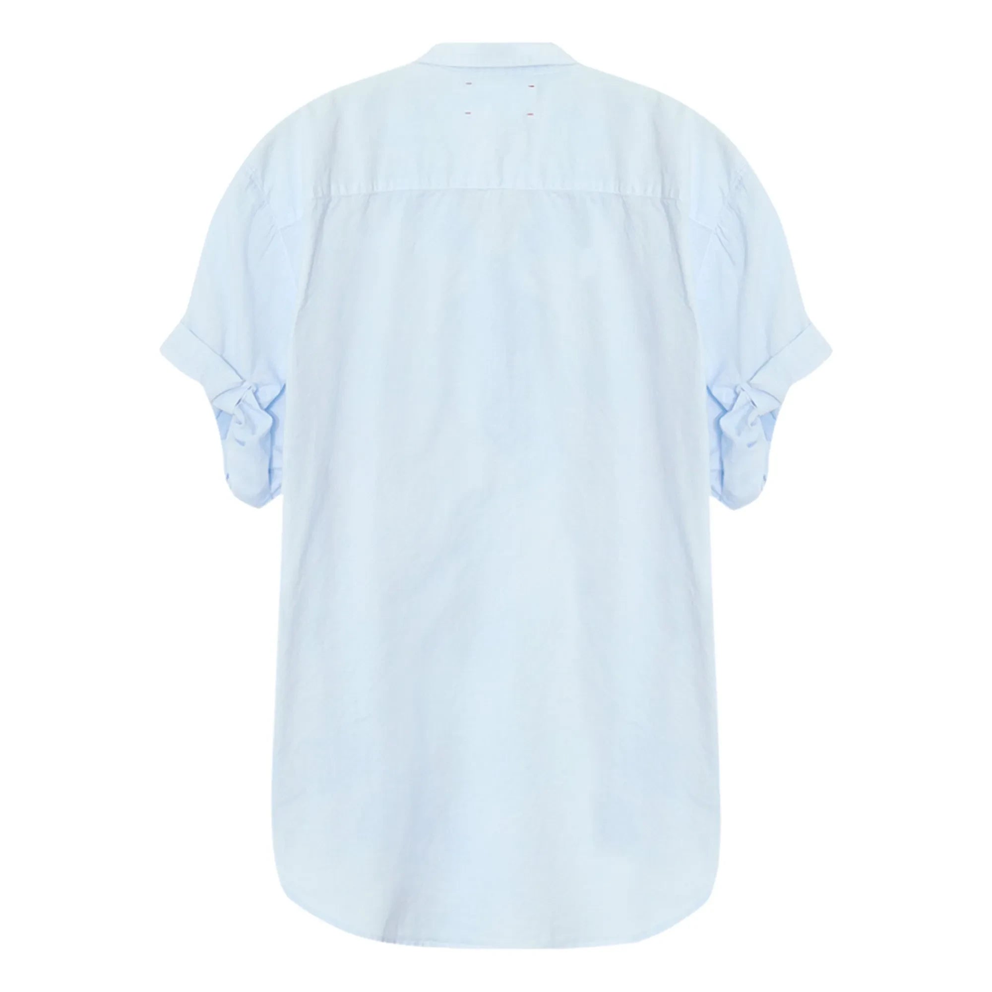Xirena - Channing Camisa de popelín de algodón | Azul claro
