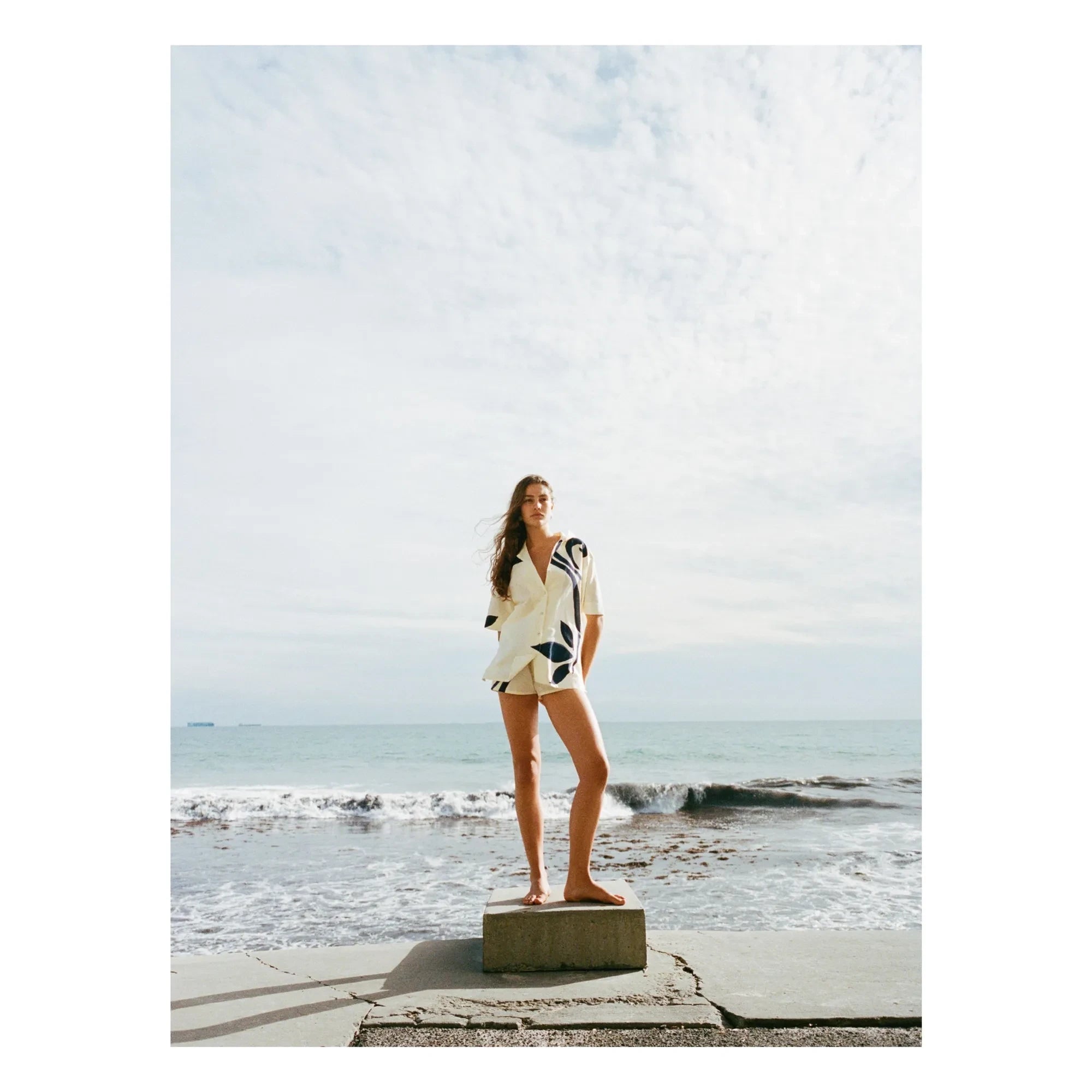 Soleil Soleil - Camisa de seda Margot | Crudo