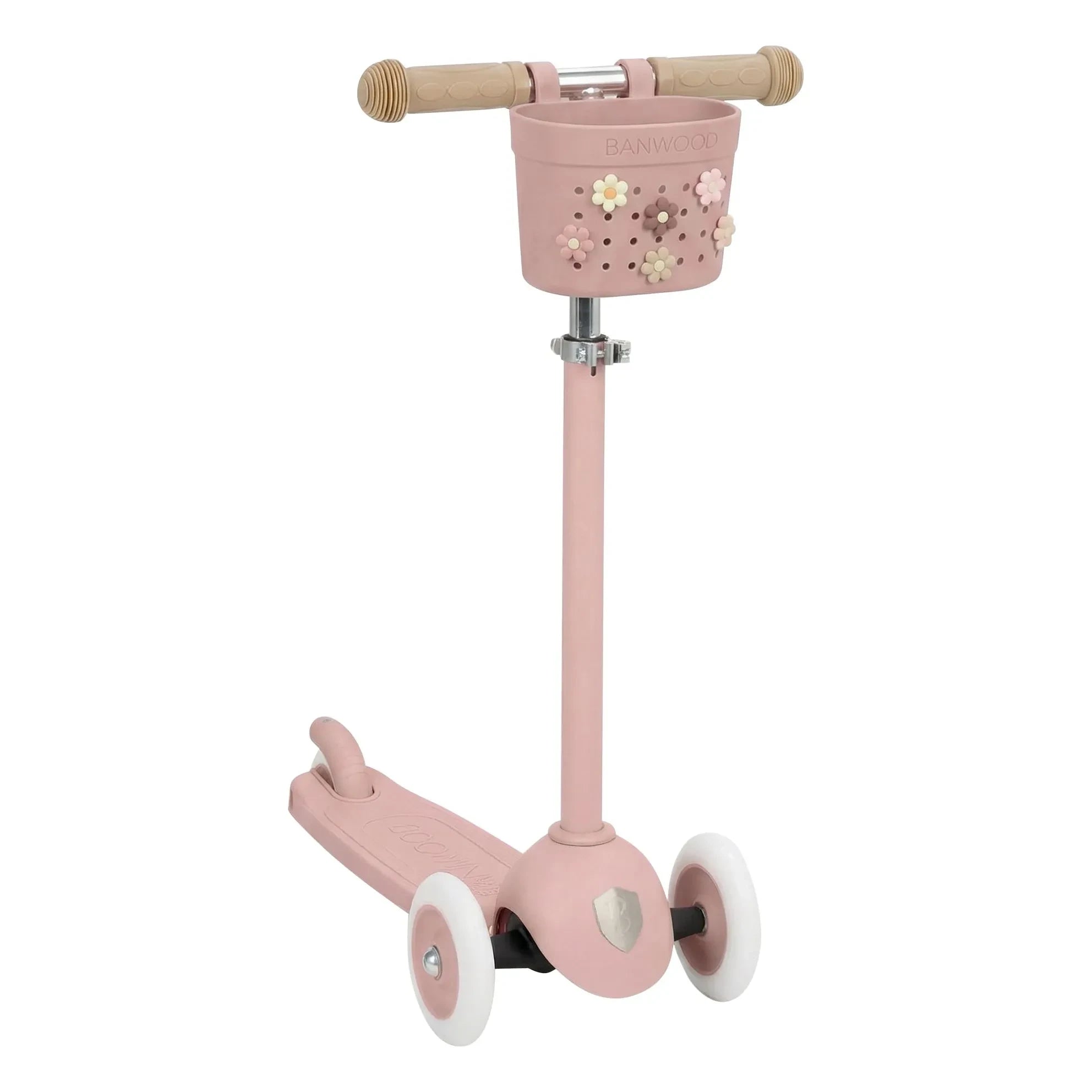 Banwood - Basket pine - Fleurs | Pembe