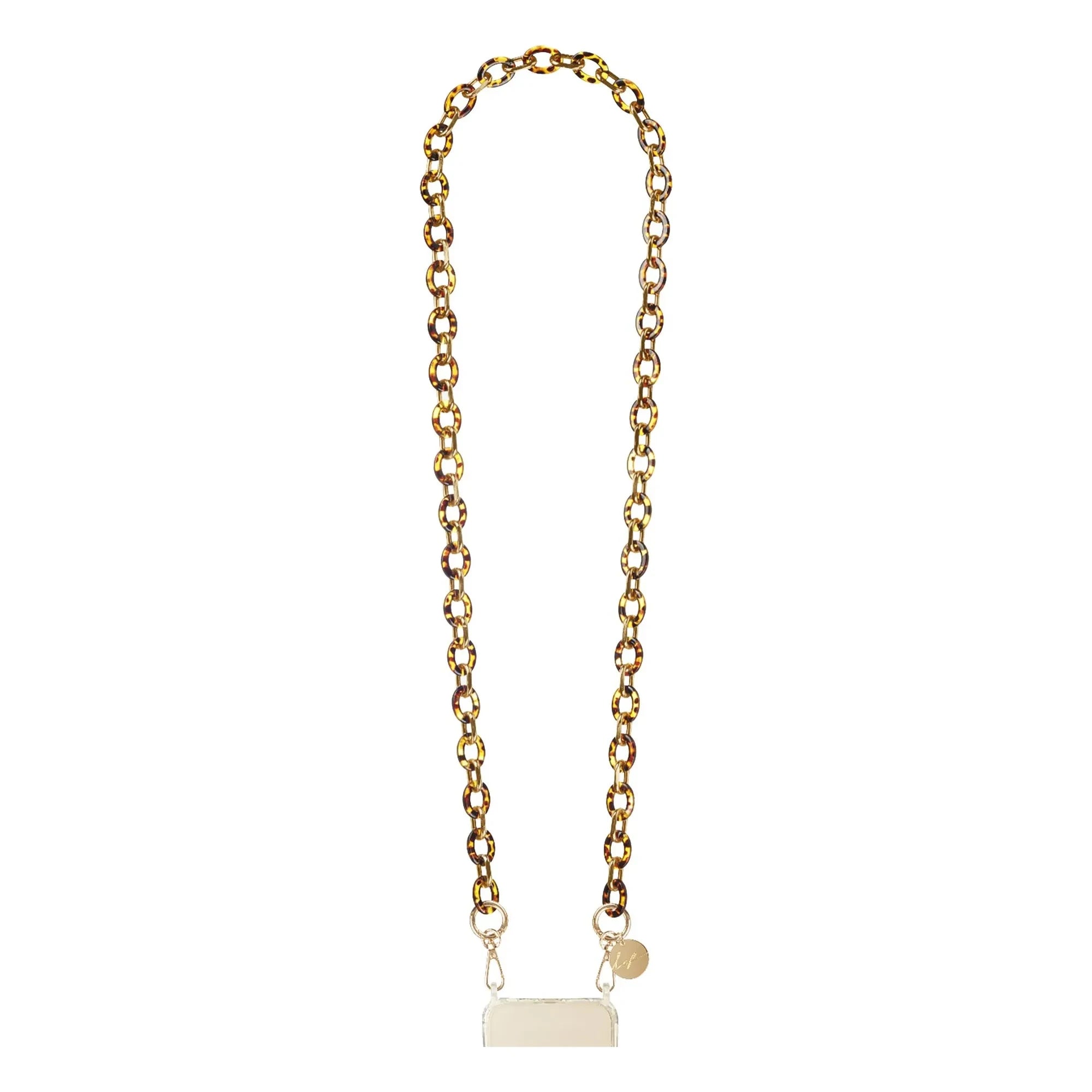 LaCoqueFrançaise - Cadena larga Cassy Scales 120 cm | Marrón