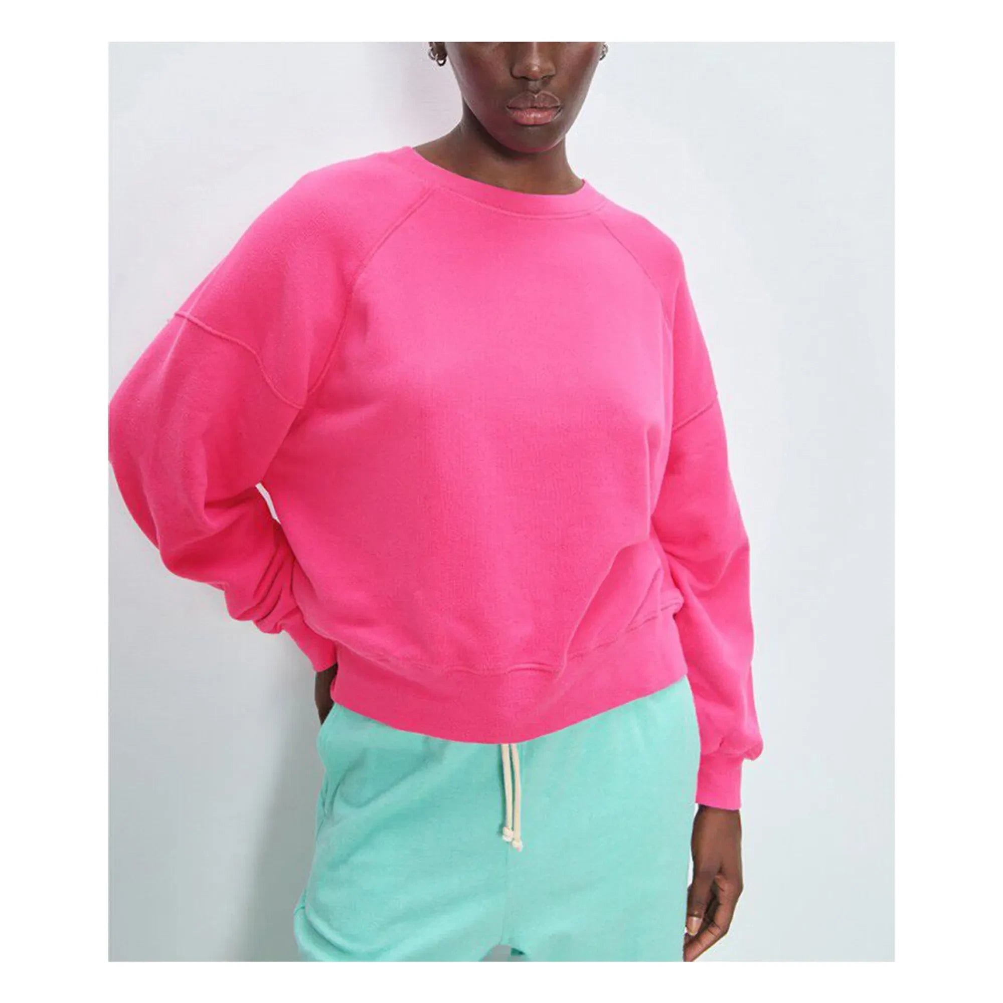 American Vintage - Sudadera Atubay | Rosa fluorescente