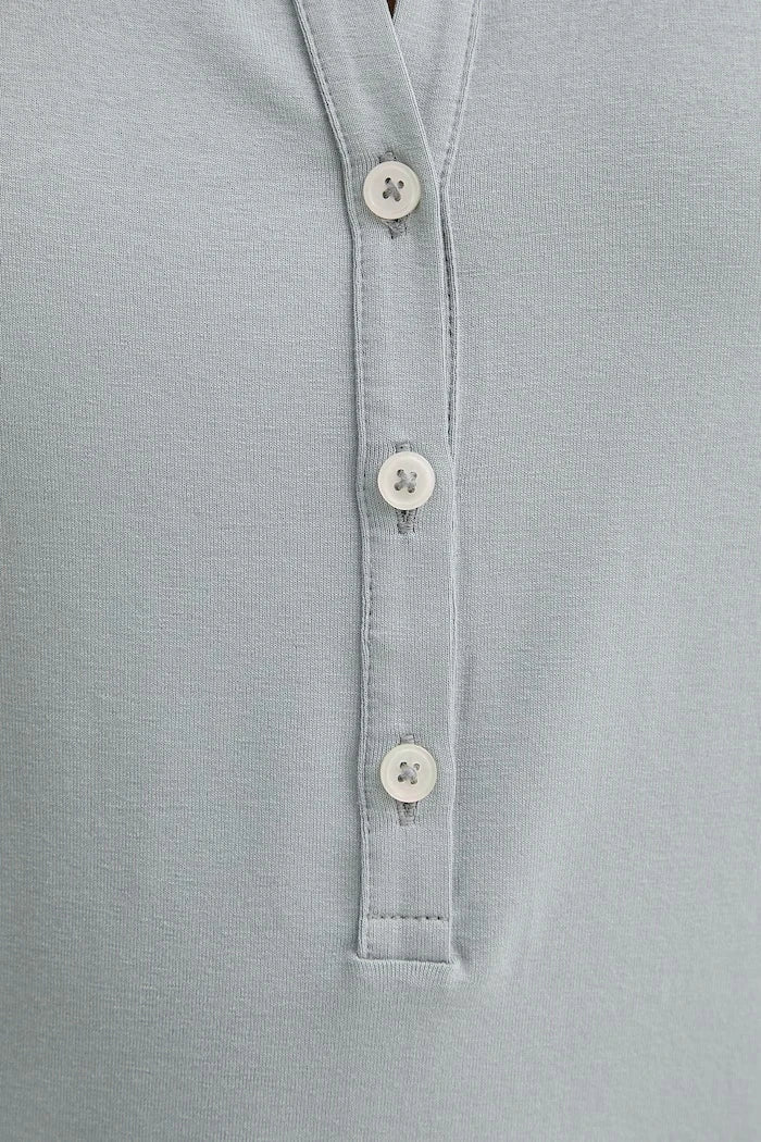 Camiseta de viscosa de mujer con cuello Marc O'Polo