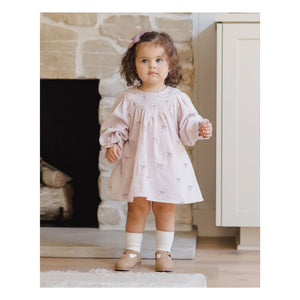 Quincy Mae - Vestido Anudado de Gasa de Algodón Orgánico | Lila