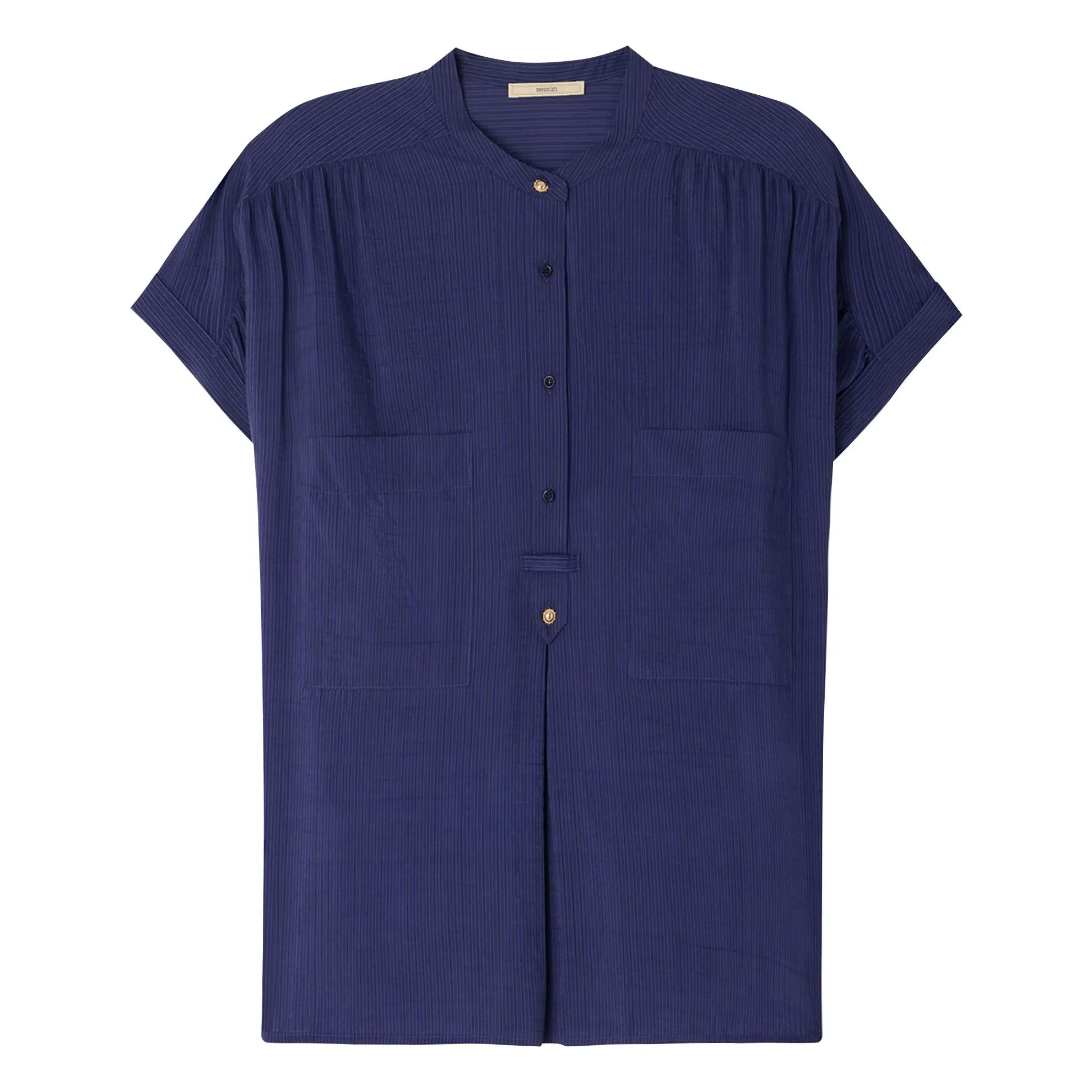 Sessùn - Blusa Camille | Azul marino