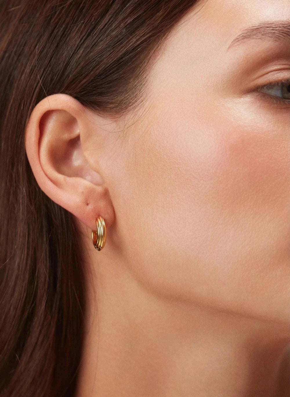 Anni Lu - Arete Deco Dorado | Oro
