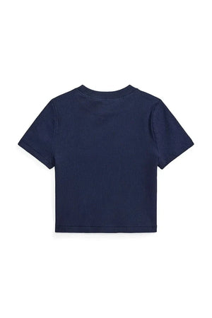 Camiseta de algodón elástico para niños Polo Ralph Lauren