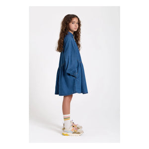 Hundred Pieces - Vestido vaquero bordado Shirley | Azul vaquero