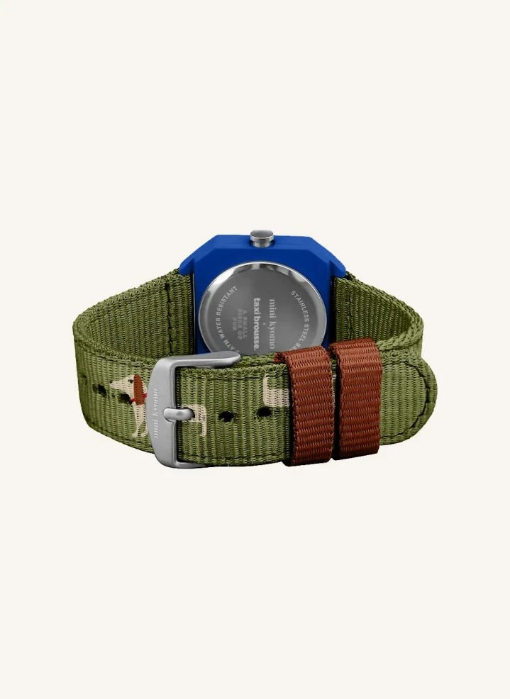 Mini Kyomo - Reloj Teckels - Mini Kyomo x Taxi Brousse | Haki