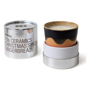 HKliving - Vela de porcelana de jengibre y pan de especias