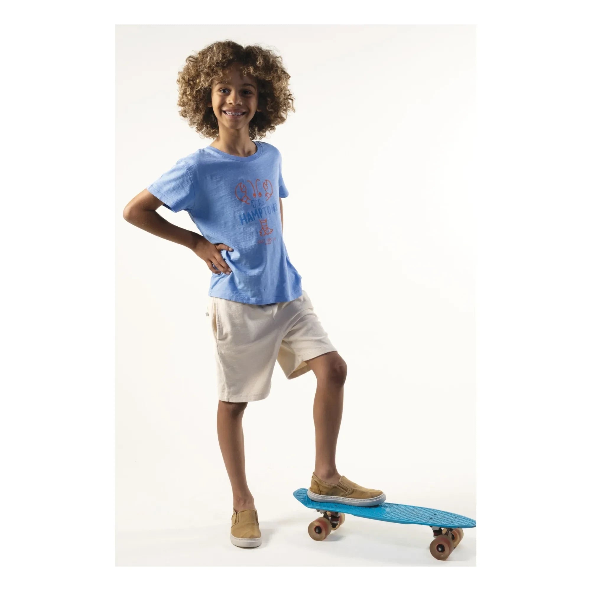 Sunchild - Camiseta Hamptons | Azul Celeste
