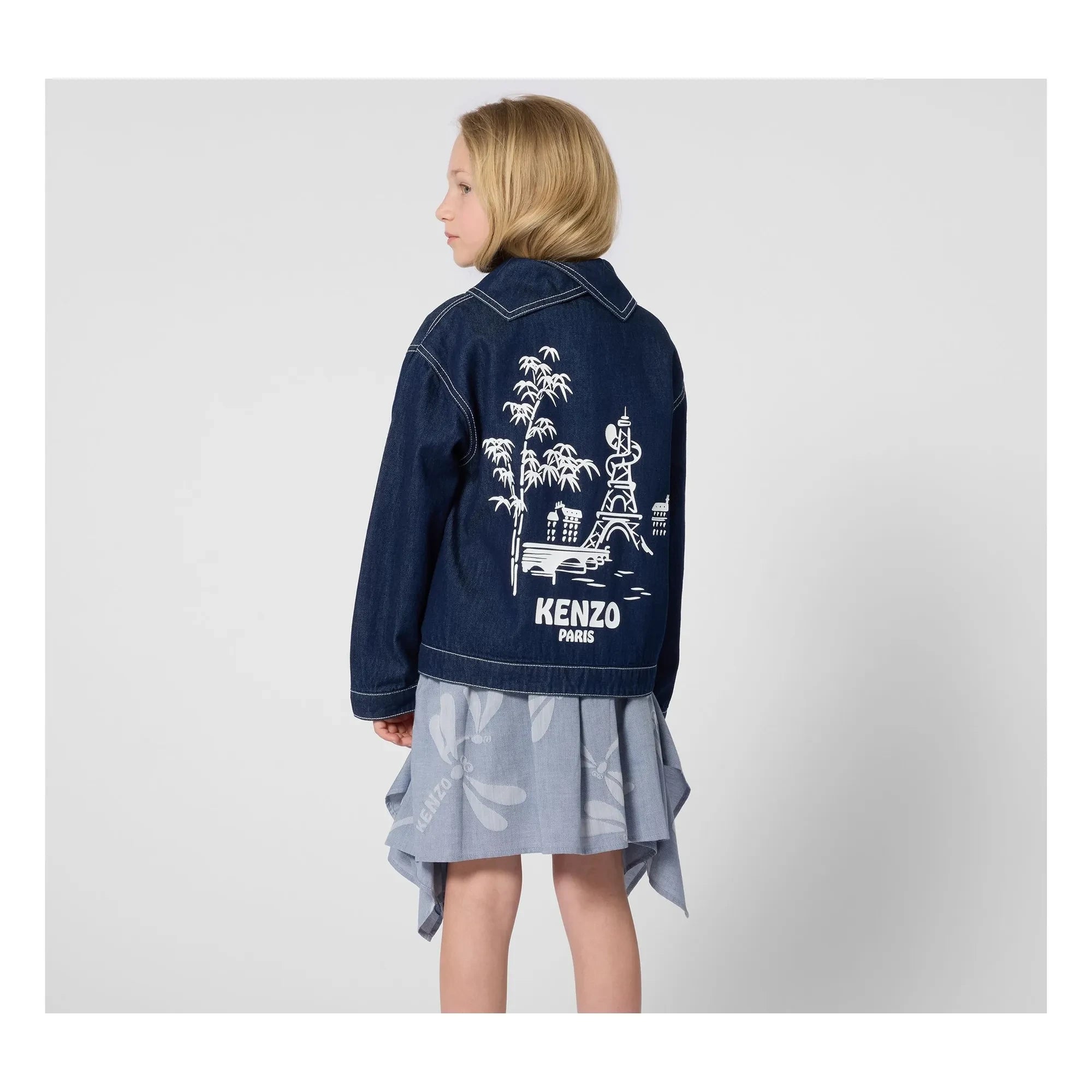 Kenzo - Kenzo Garden Chaqueta Vaquera | Azul Oscuro