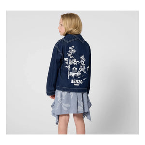 Kenzo - Kenzo Garden Chaqueta Vaquera | Azul Oscuro