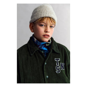 the new society - Mikel Kadife Bomber | Verde oscuro