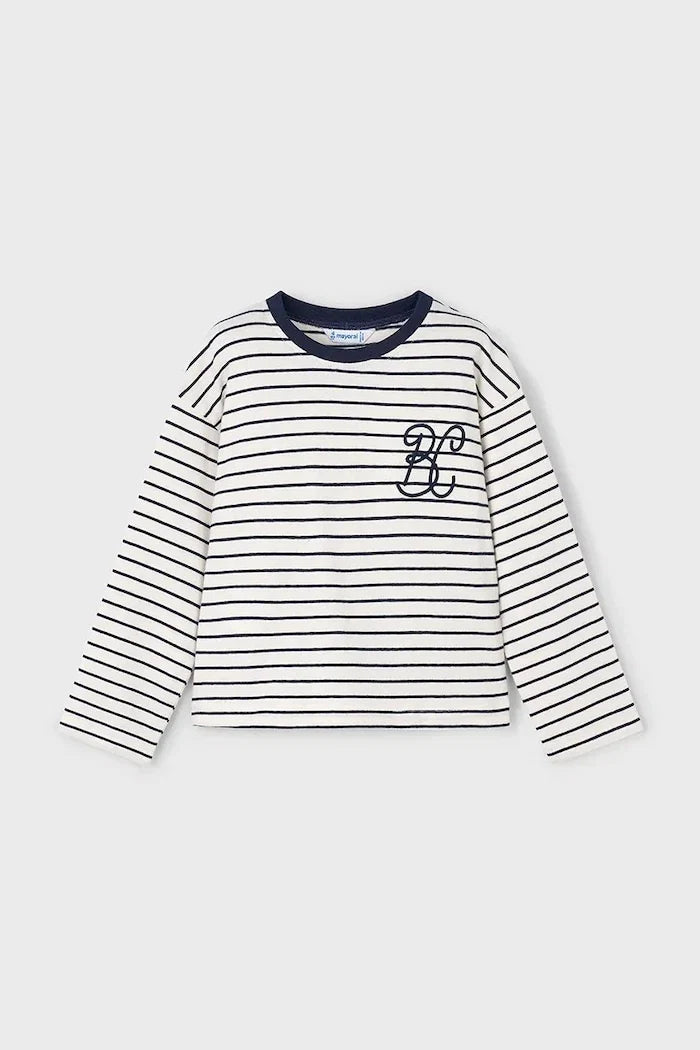 Blusa de manga larga de algodón Mayoral