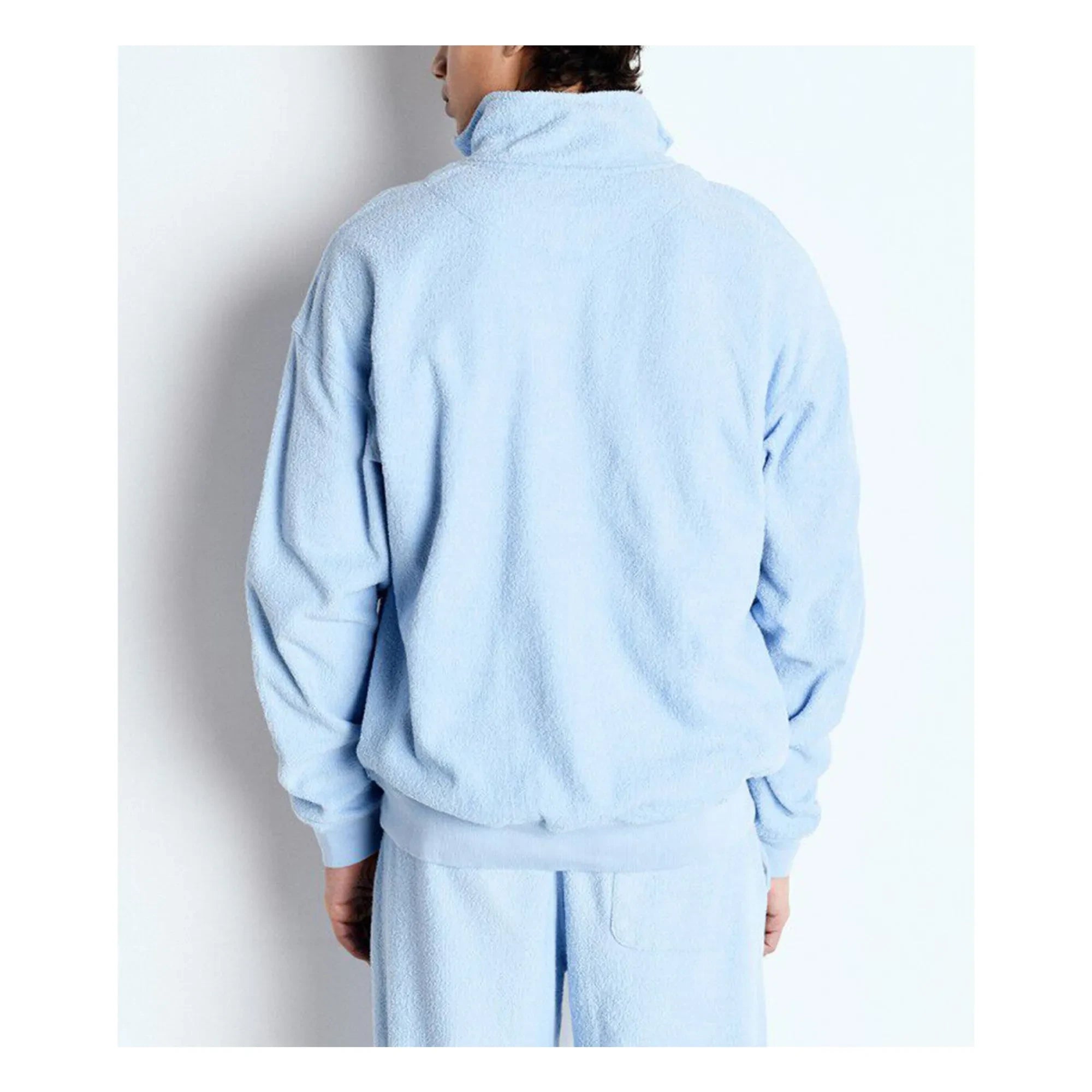 American Vintage - Sudadera Bobypark de Felpa Orgánica | Azul Claro