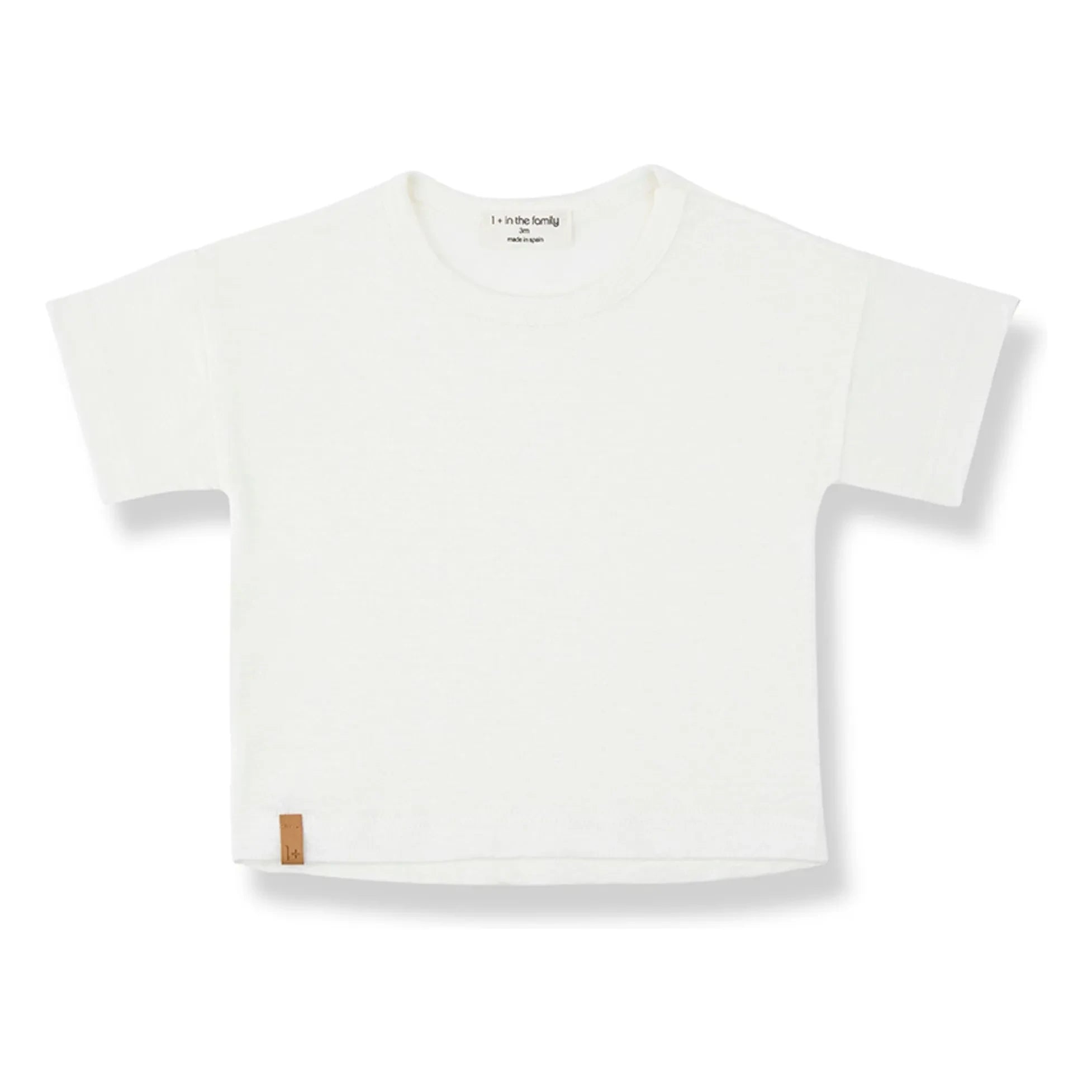 1+ en la familia - Camiseta de lino Ermadas | Blanco