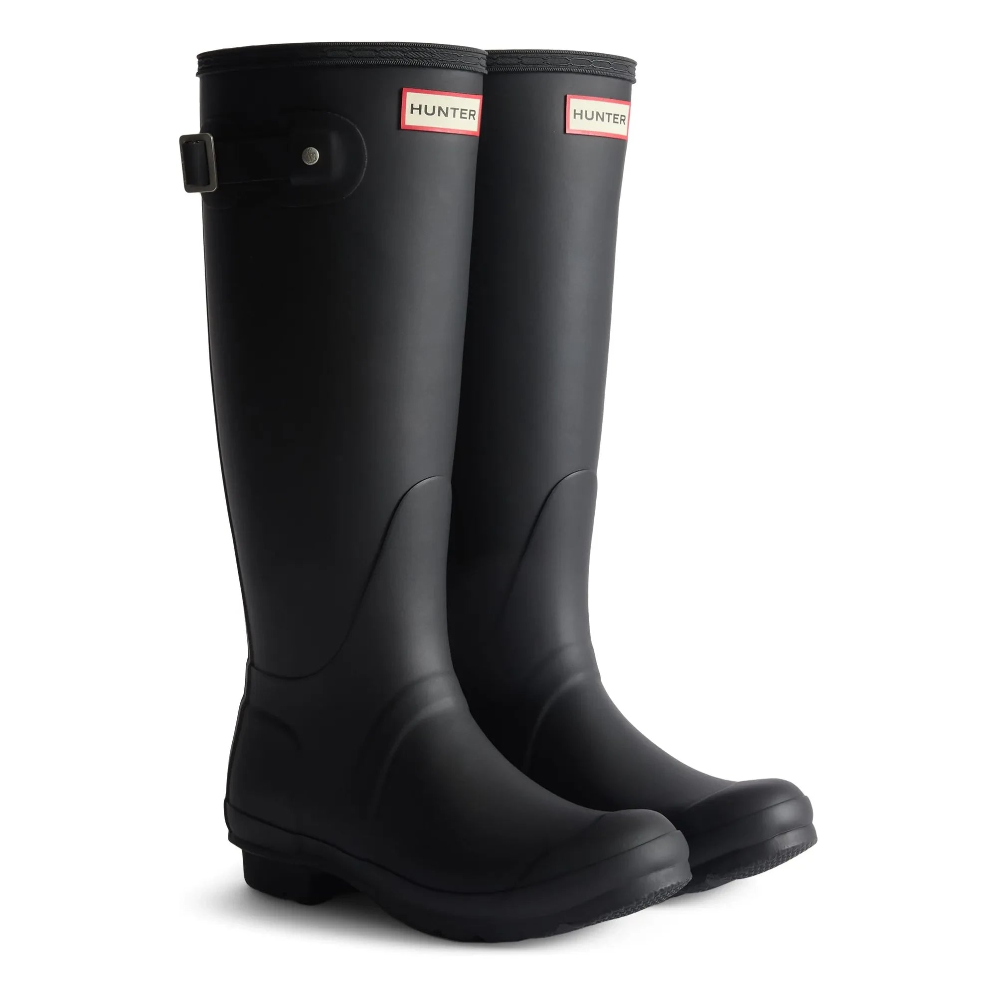 Hunter - Botas de agua de caucho Tartan Original | Negro