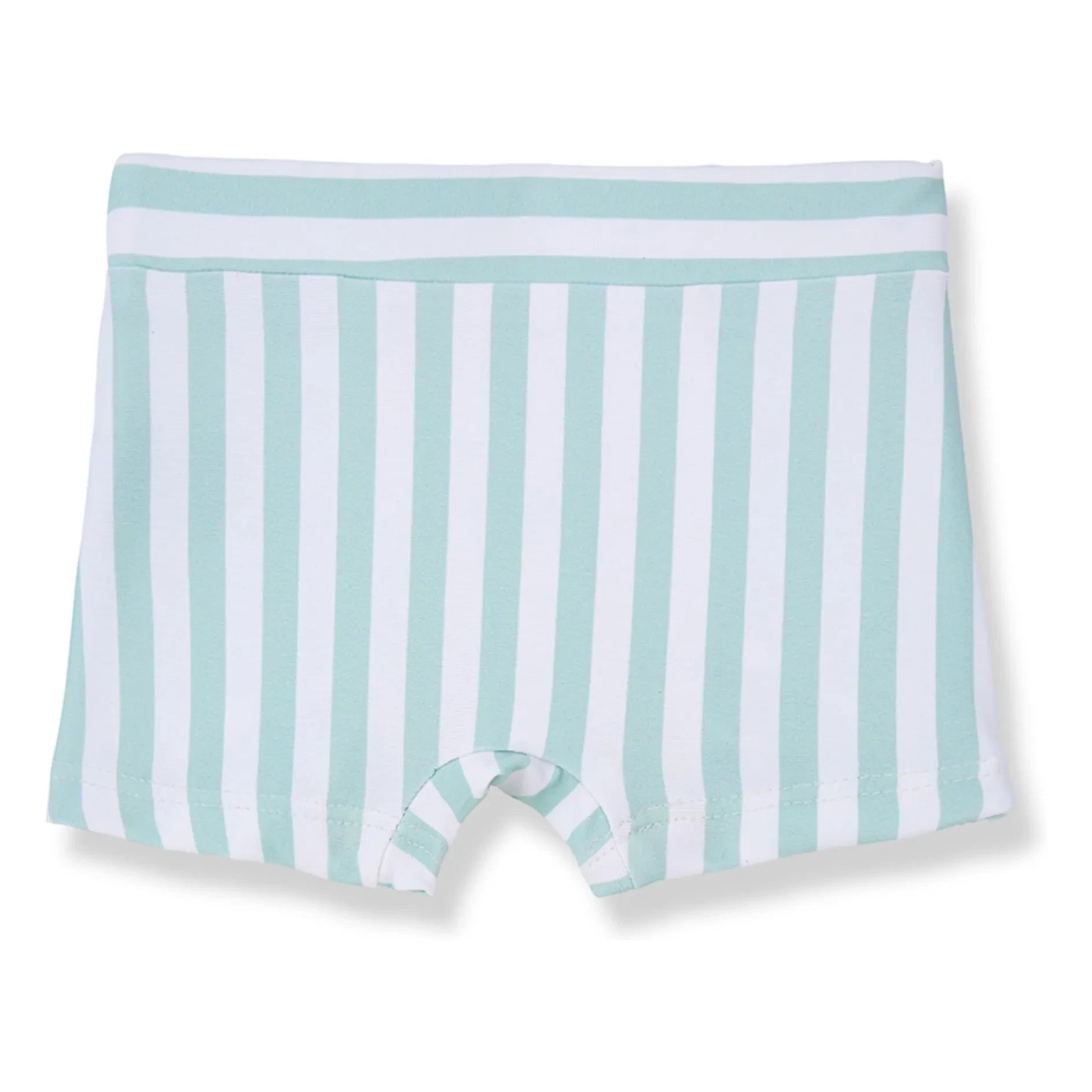 1+ en la familia - Morell Bañador Short Rayas | Verde almendra