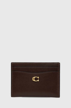 Estuche para tarjetas Coach Essential Card Case de piel