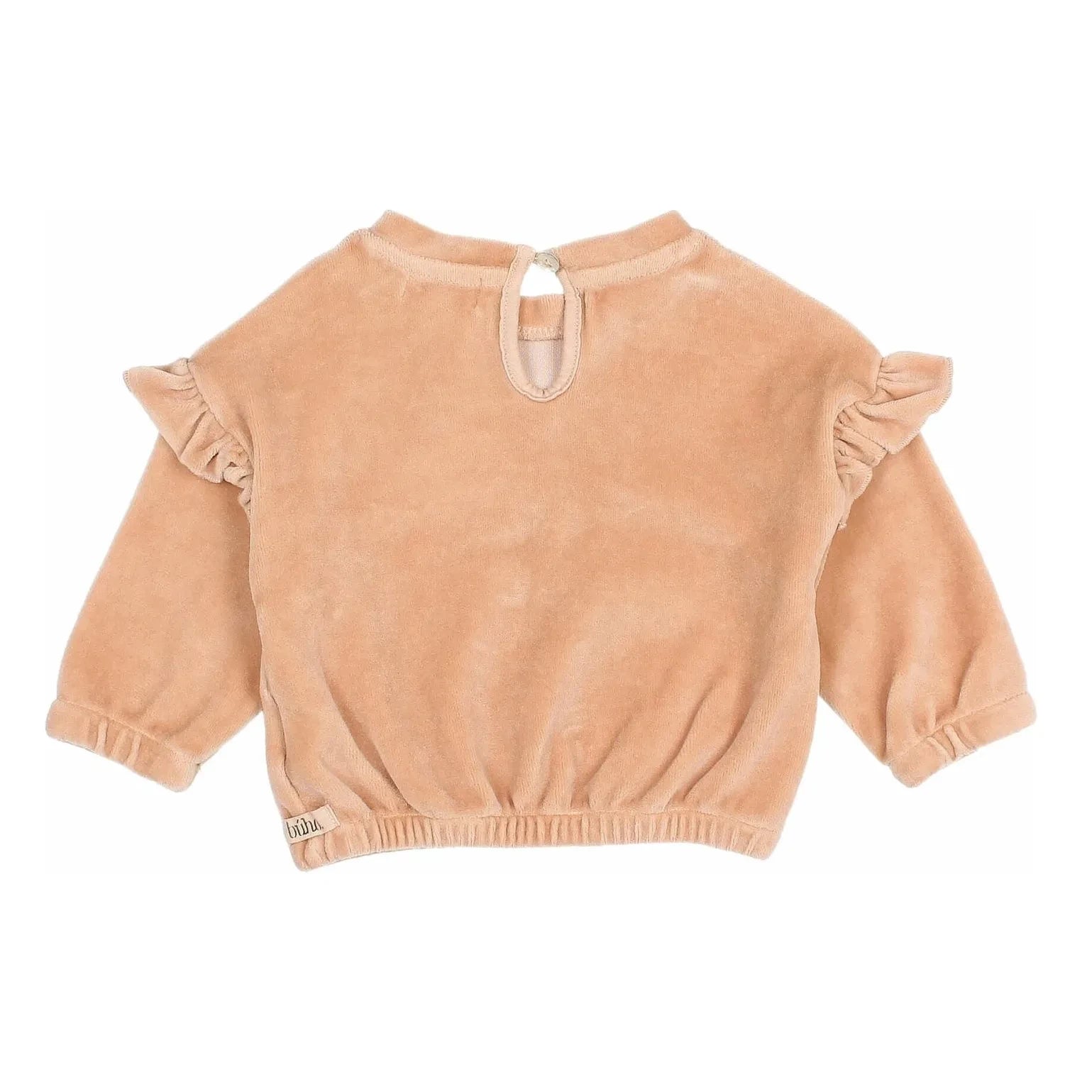 Búho - Sudadera de Terciopelo de Algodón Orgánico | Rosa