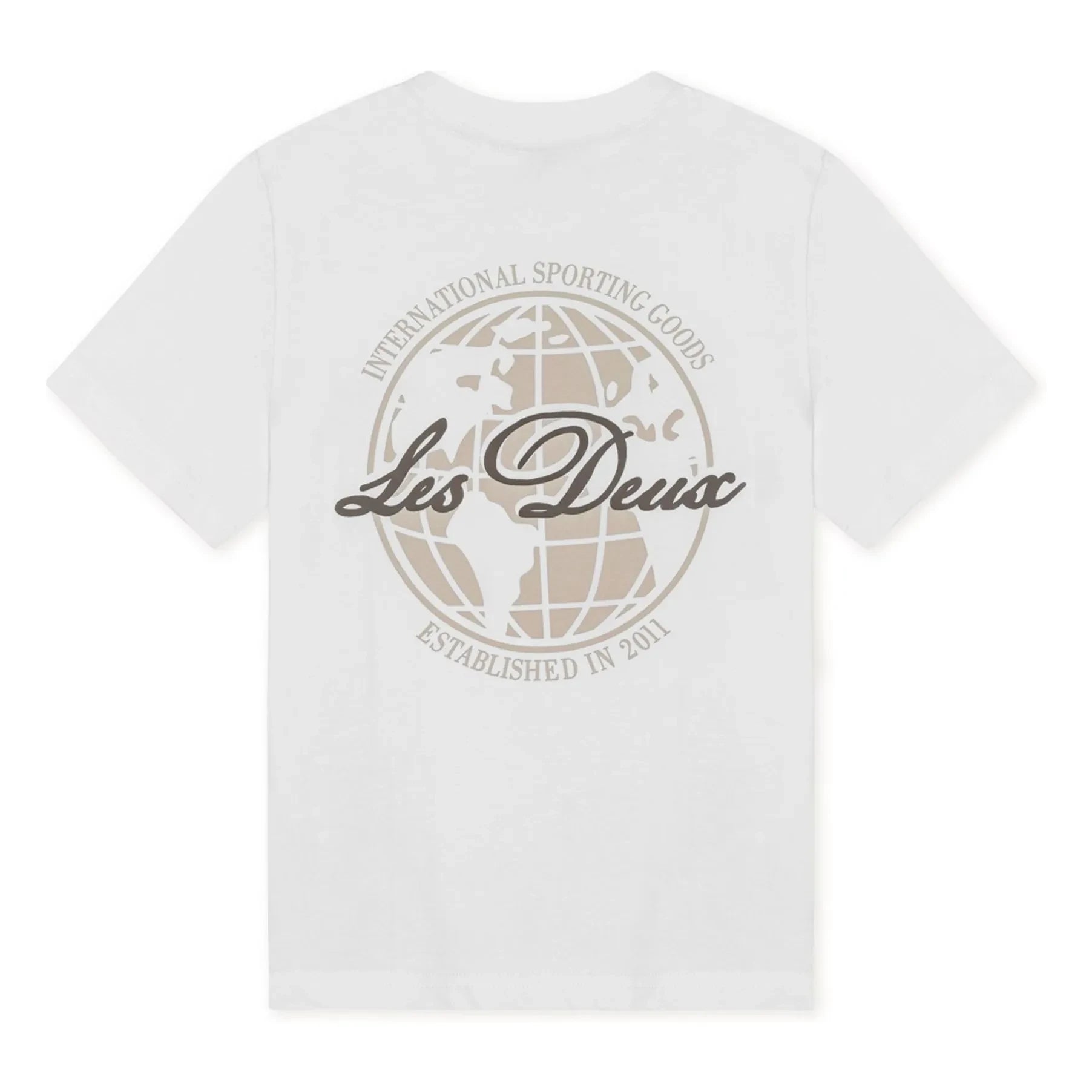 Les Deux - Globe Les Deux Camiseta Algodón orgánico | Blanco