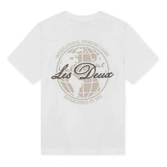 Les Deux - Globe Les Deux Camiseta Algodón orgánico | Blanco