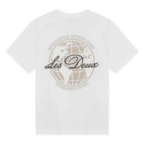 Les Deux - Globe Les Deux Camiseta Algodón orgánico | Blanco