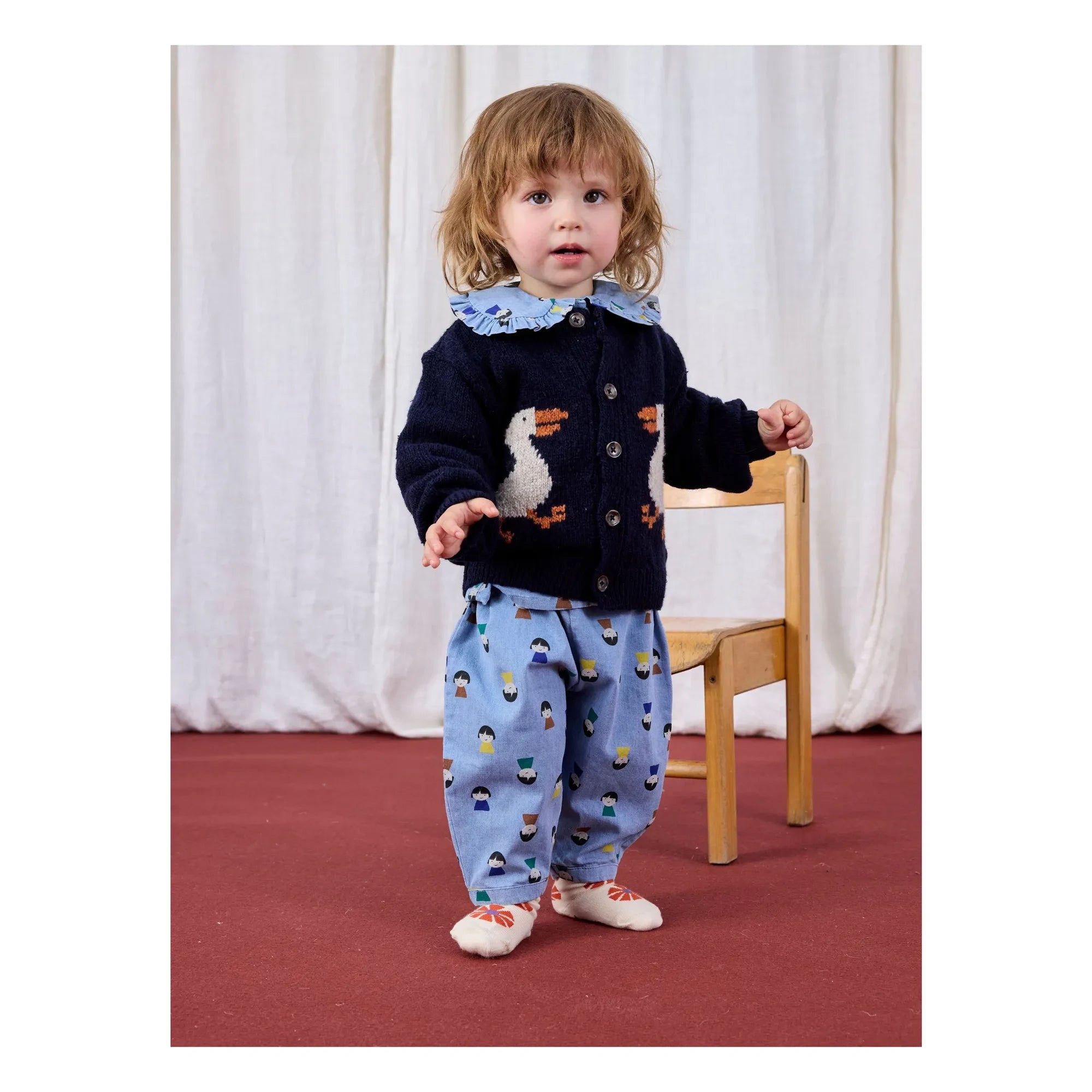 Bobo Choses - Set de 2 pares de calcetines de algodón orgánico Kaleidoscope | Beige