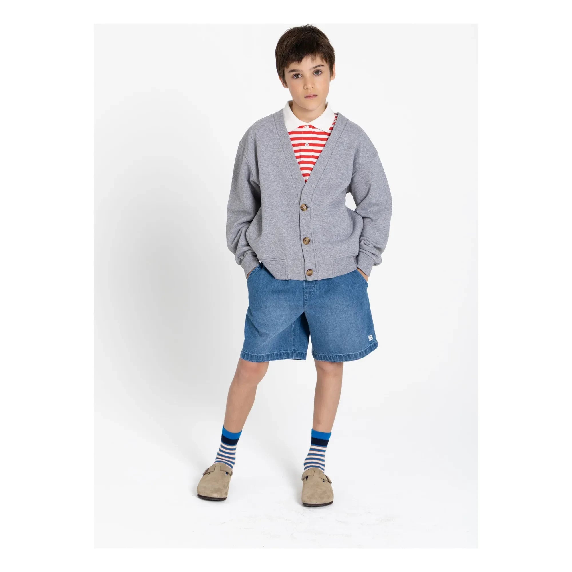 Smallable Kid - Calcetines de Rayas Malo | Azul