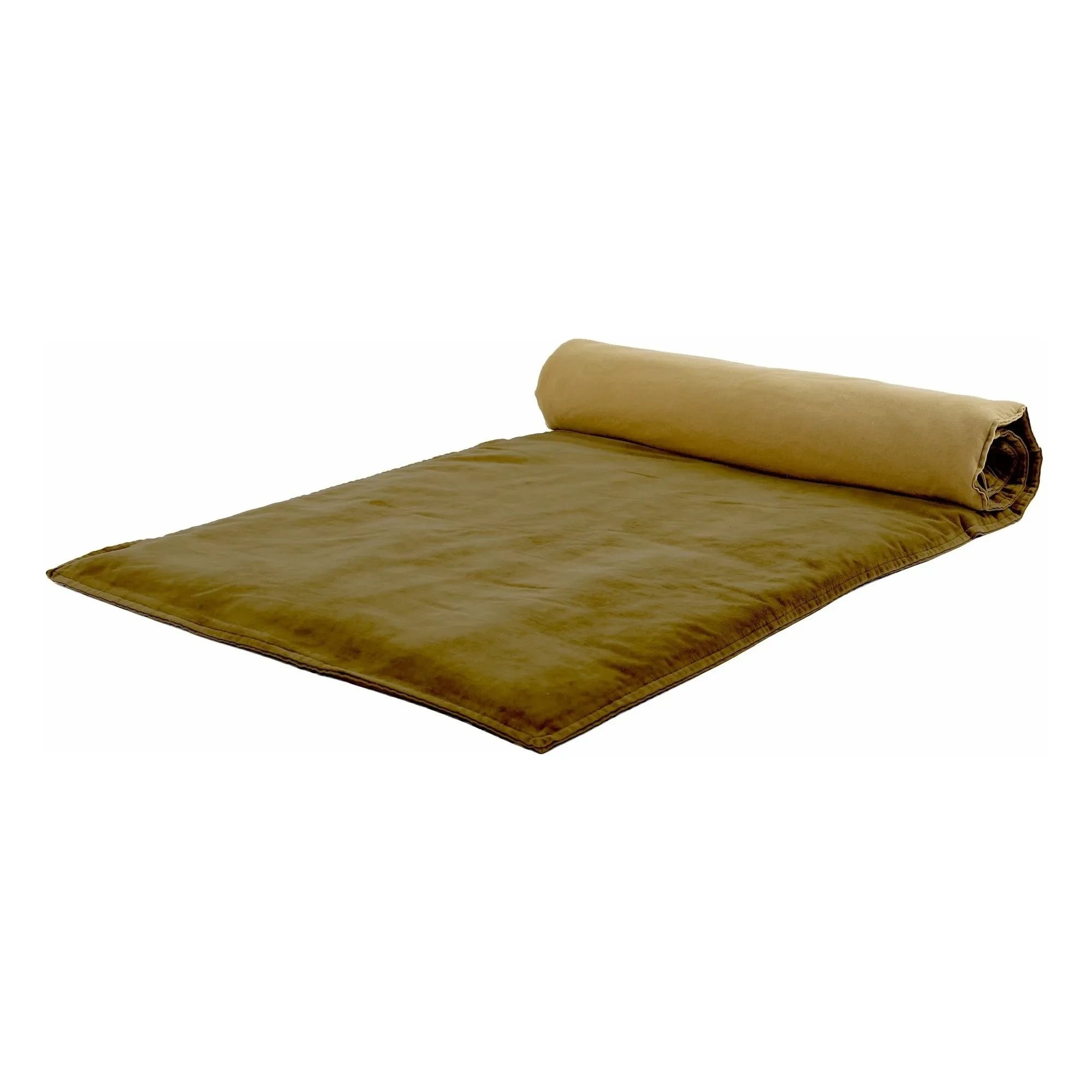 Haomy - Funda de almohada de terciopelo Manhattan | Oro
