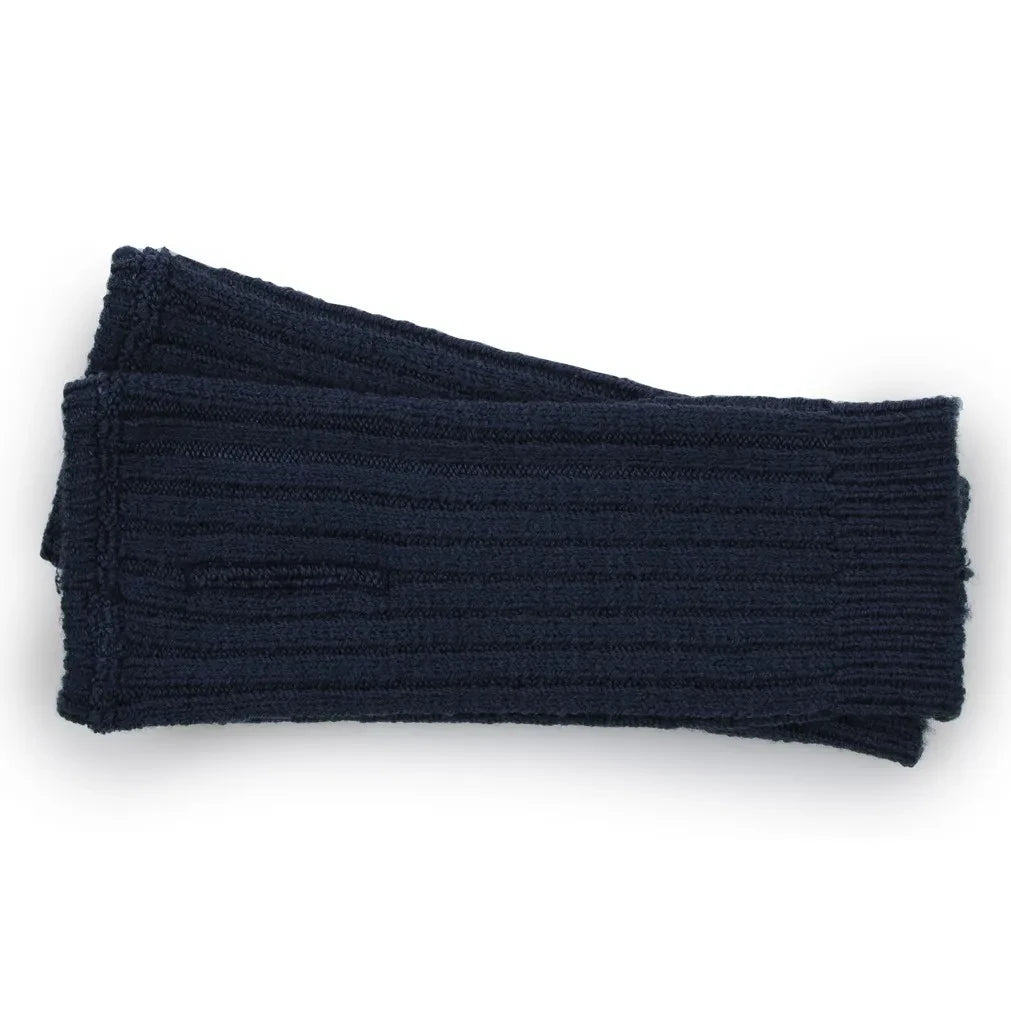 Collégien - Guantes de lana merino Madeleine | Azul marino