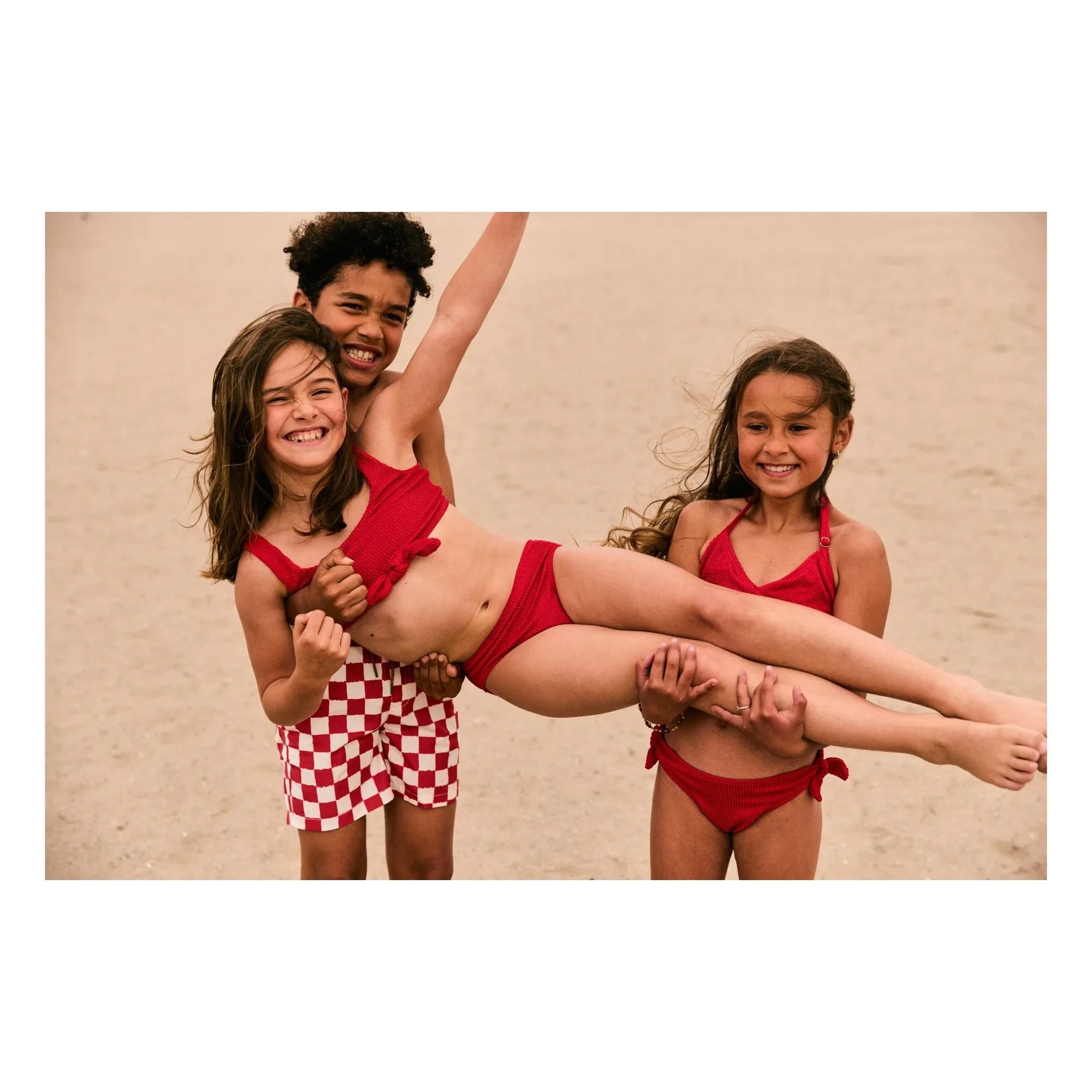 Beachlife - Bañador con volantes | Rojo