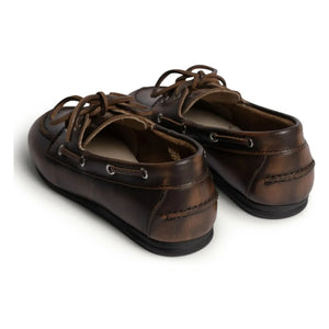 Posa - Zapatos náuticos de piel | Marrones