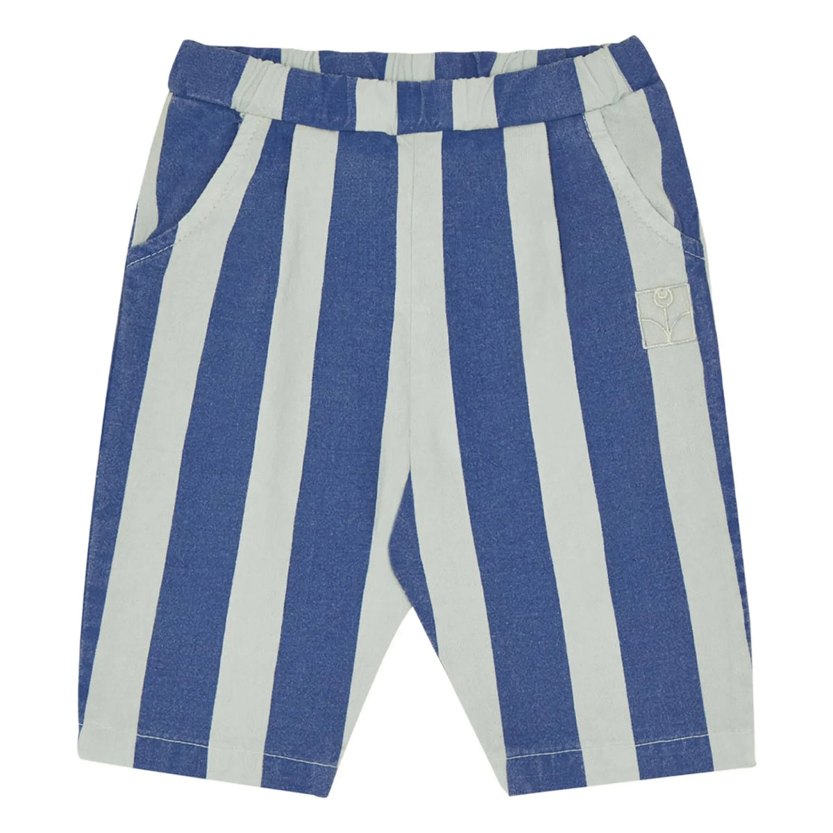 The Campamento - Pantalones para niño a rayas azules