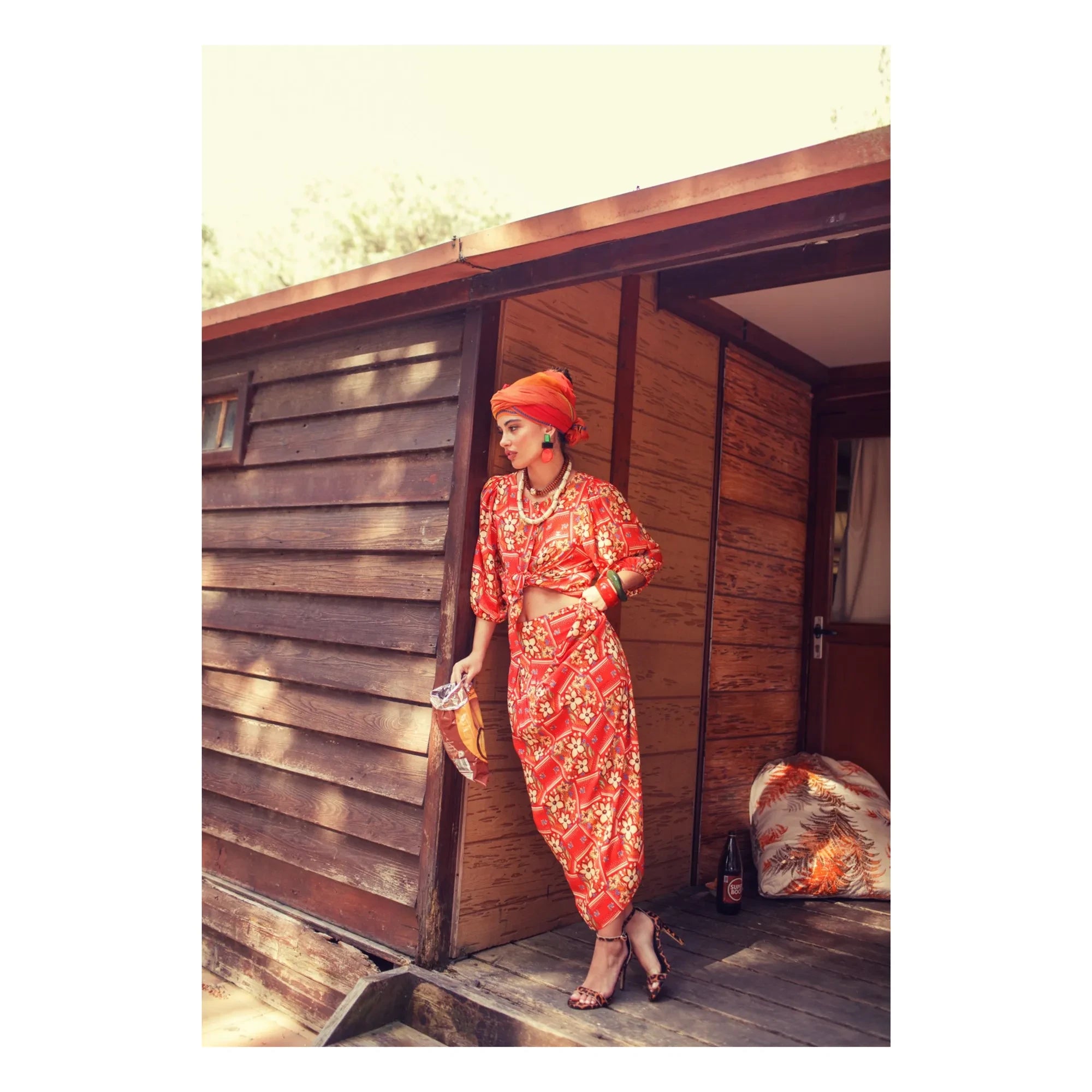Sisters Department - Falda Estampado Floral | Rojo