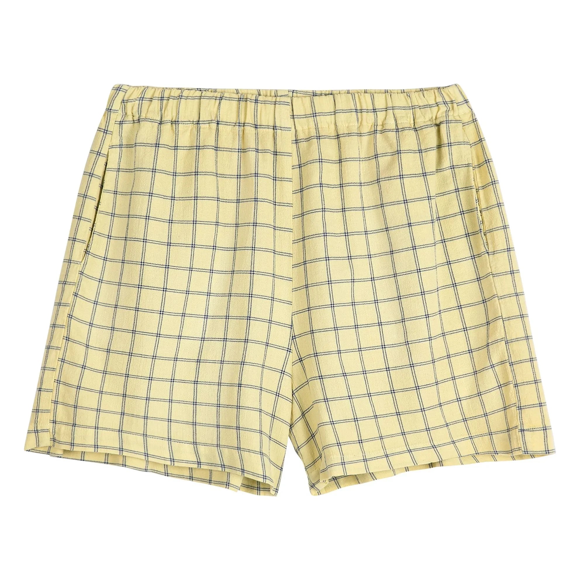 Bobo Choses - Spicy Window Shorts de algodón bambula | Amarillo