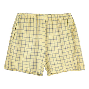 Bobo Choses - Spicy Window Shorts de algodón bambula | Amarillo