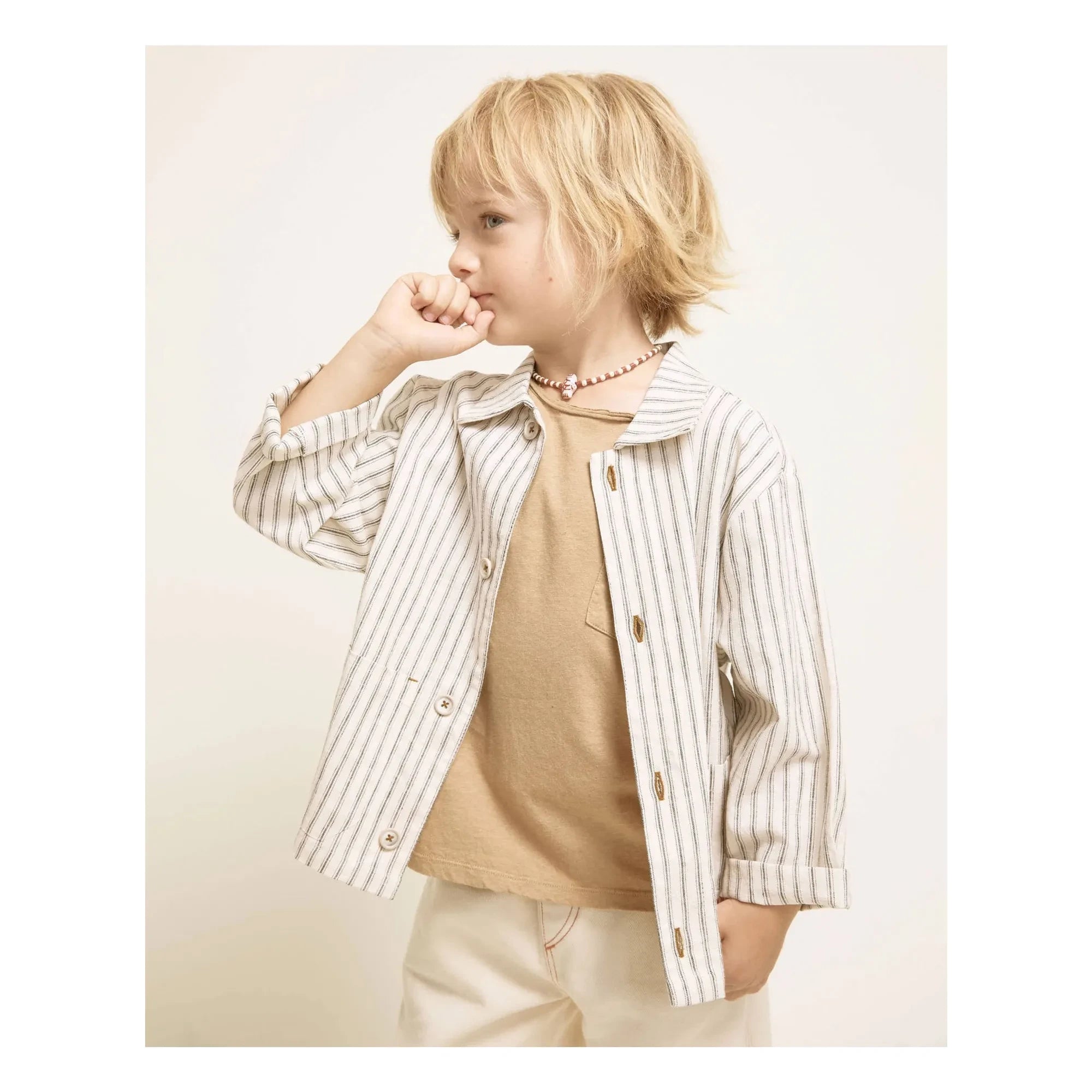Búho - Collar de pez | Beige