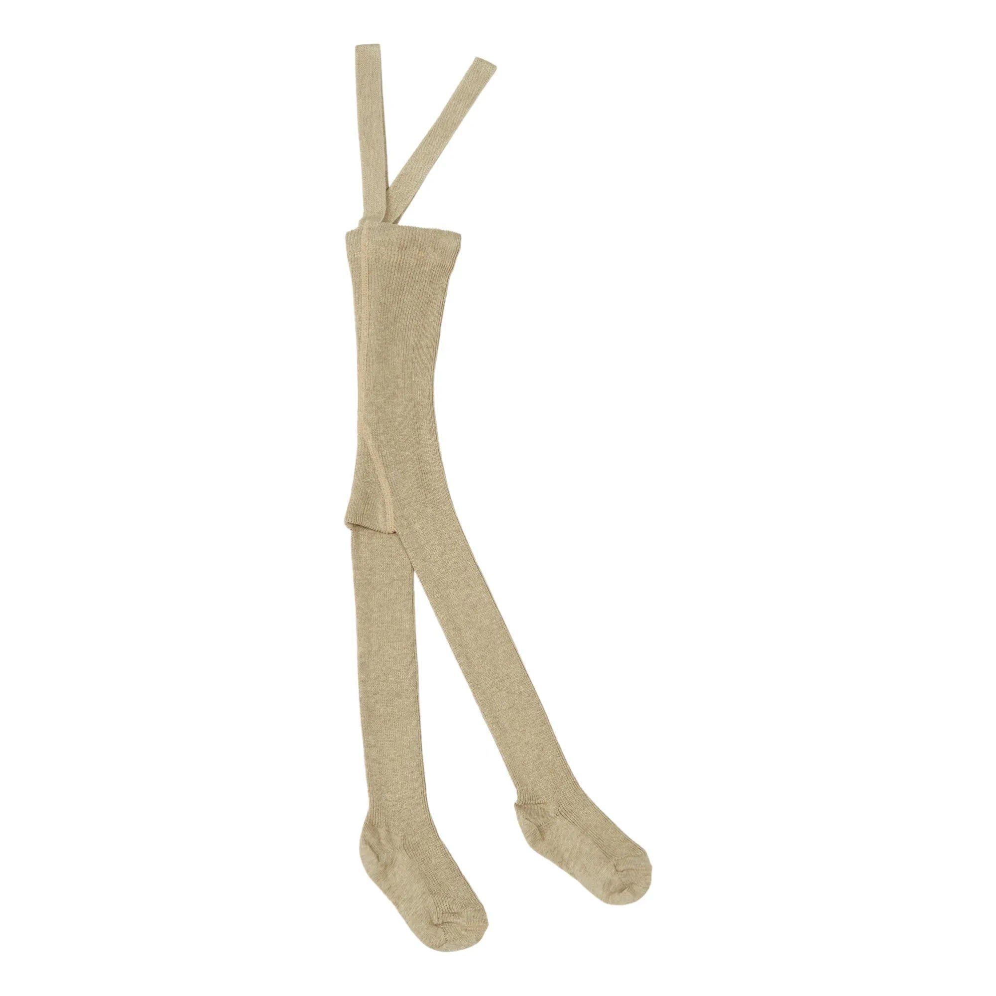 Silly Silas - Medias con tirantes de algodón orgánico | Beige