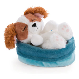 Nici - Mascotas Dormilonas | Peluche de Cocker Spaniel Blanco