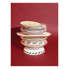 Serax - Baazar çorba tabakları, Waww La Table - 4'lü Set | Kırmızı