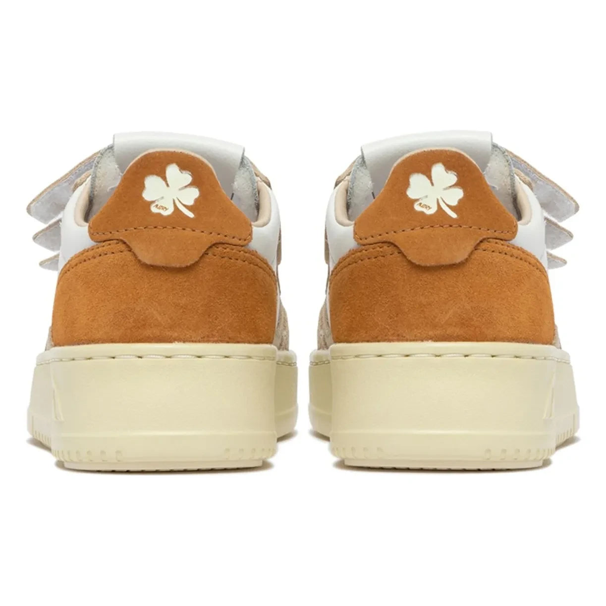 Autry - Zapatillas deportivas bajas de ante tricolor Kidstripes para niños | Camel