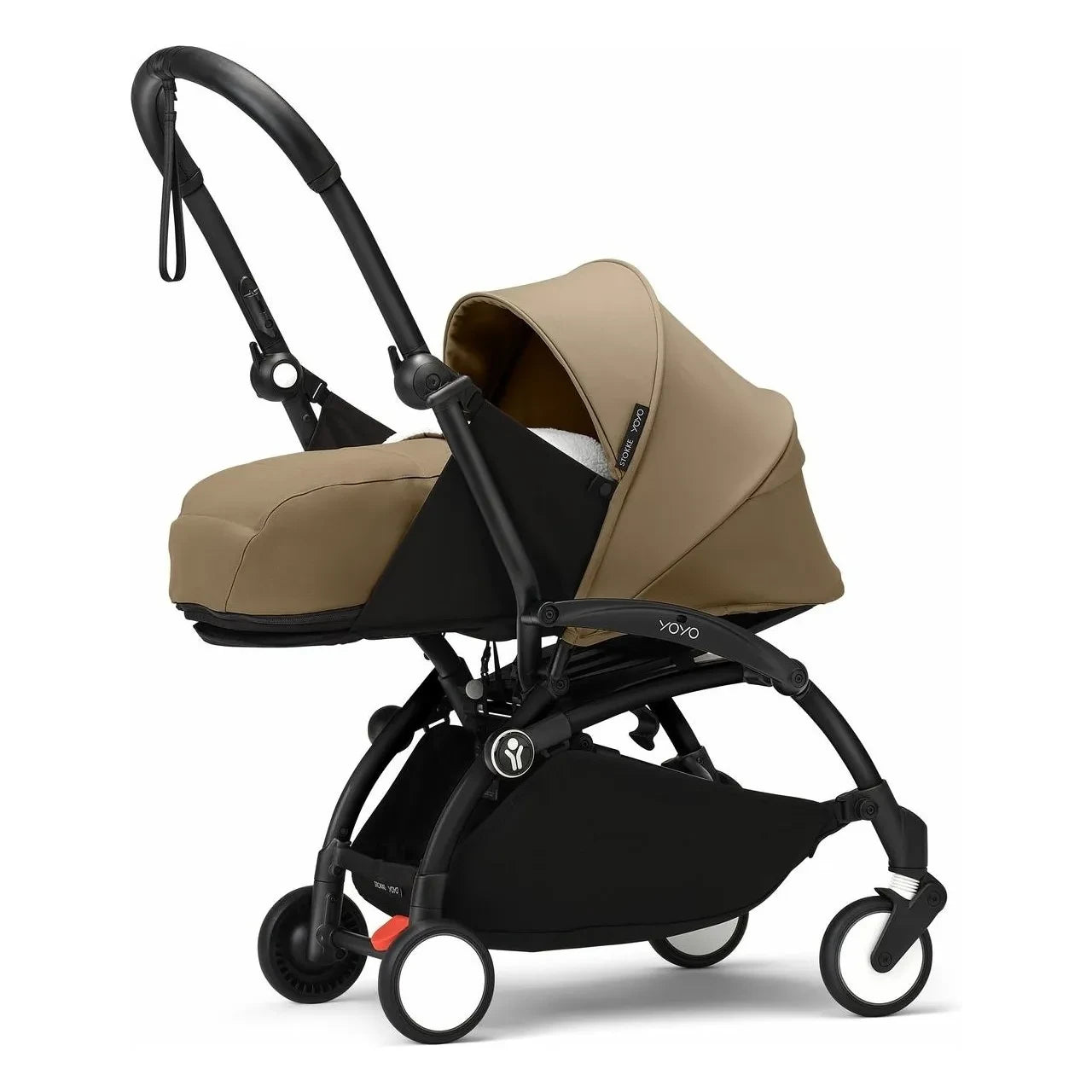 Stokke® - Cochecito YOYO³ completo 0+ y 6+ Chasis negro | Toffee