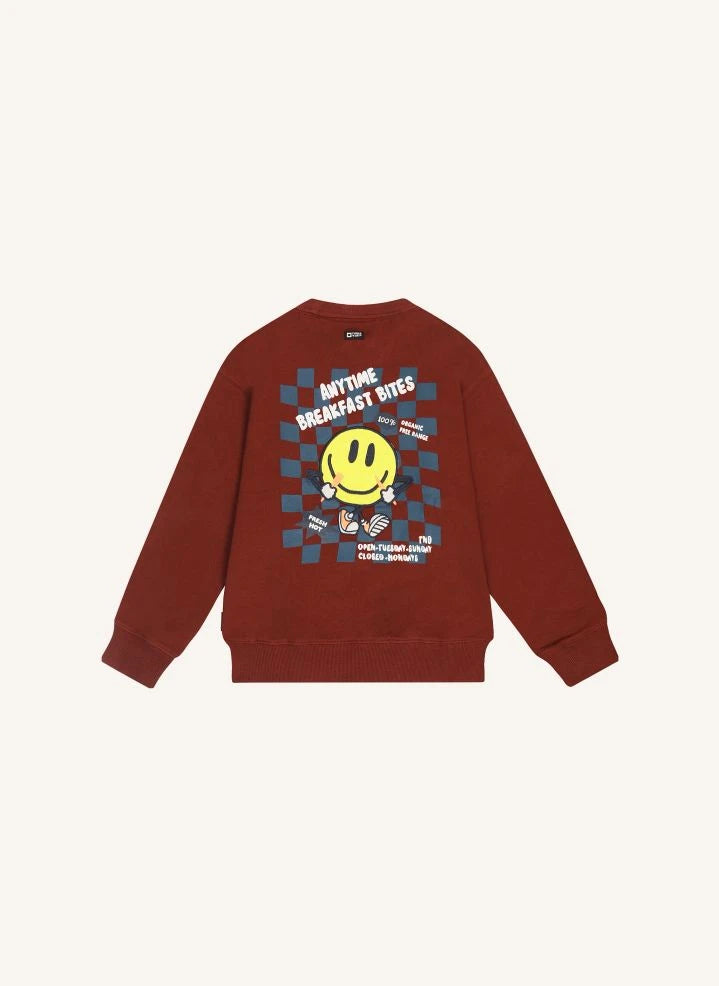 Tumble N'Dry - Sudadera de algodón orgánico Harwich | Burdeos