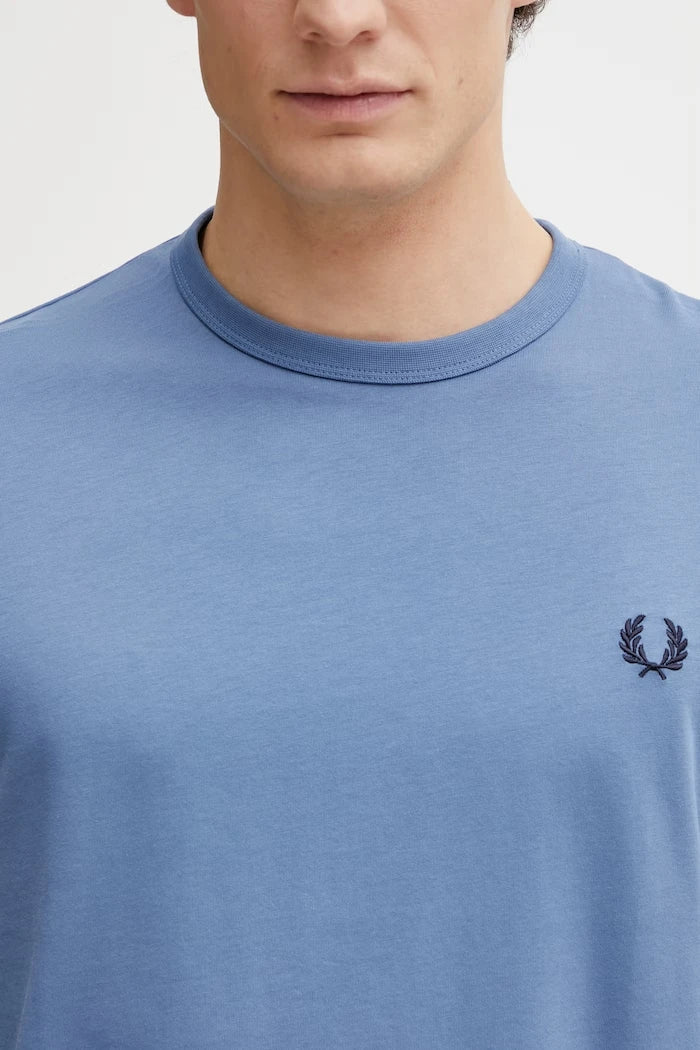 Camiseta de hombre de algodón Fred Perry