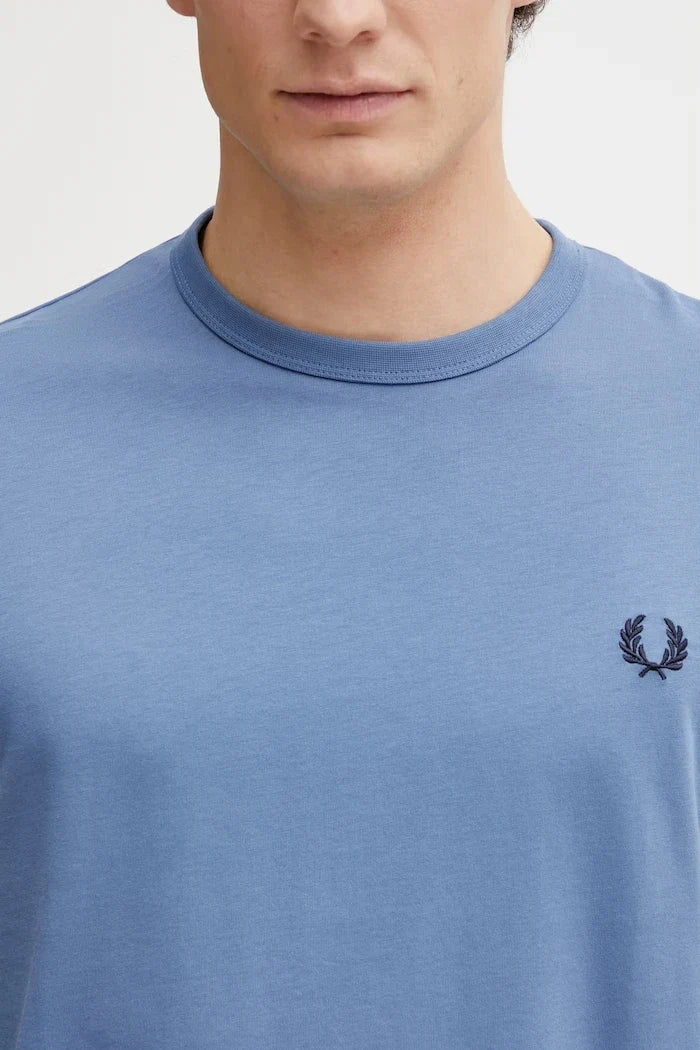 Camiseta de hombre de algodón Fred Perry