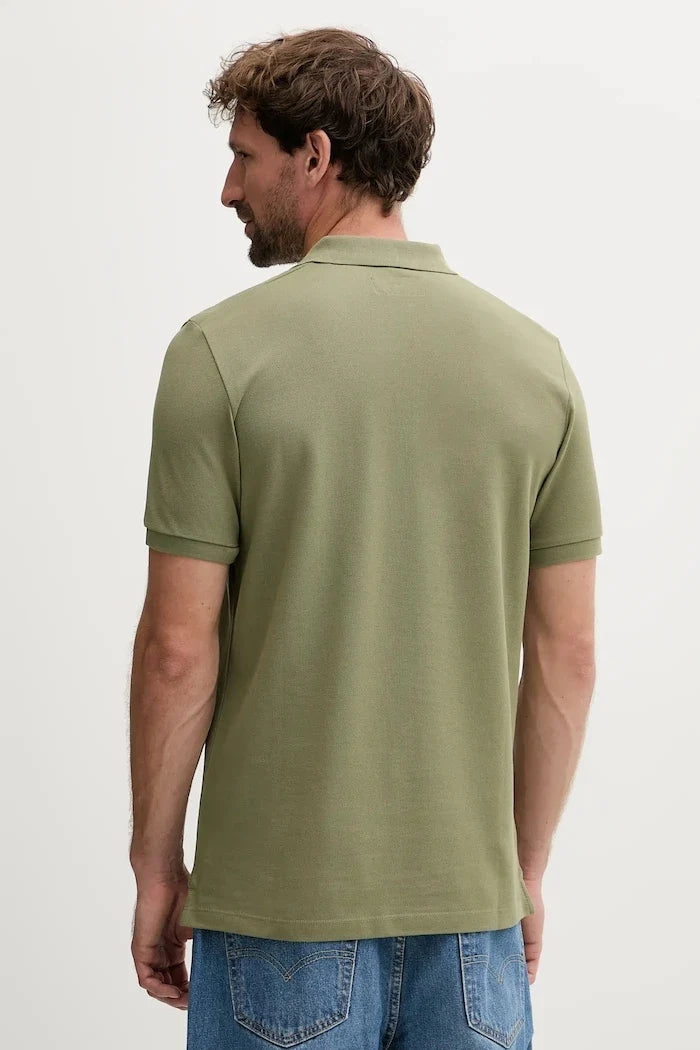 Camiseta de algodón con cuello Marc O'Polo