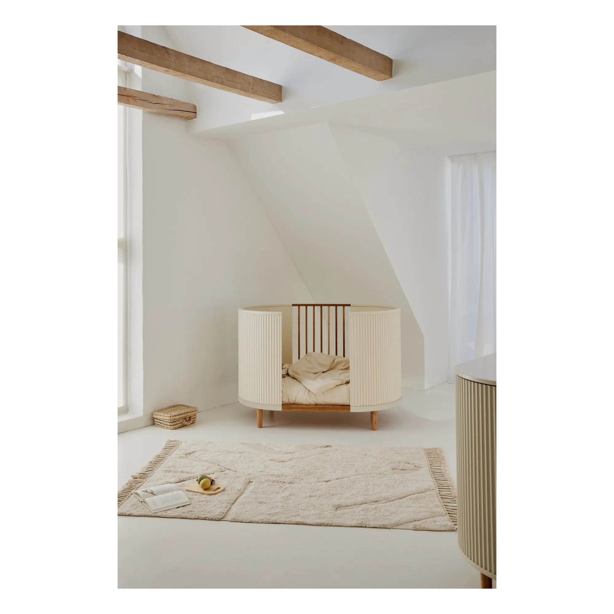 KAS Copenhague - Sábana de cuna Kai | Crema